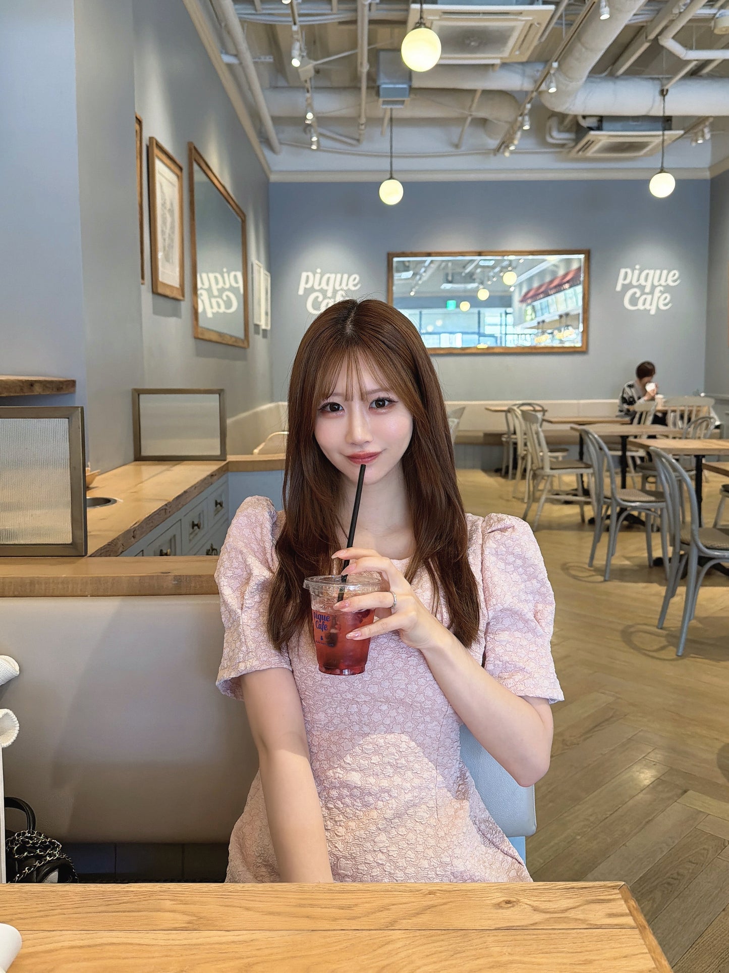 パフスリーブワンピース