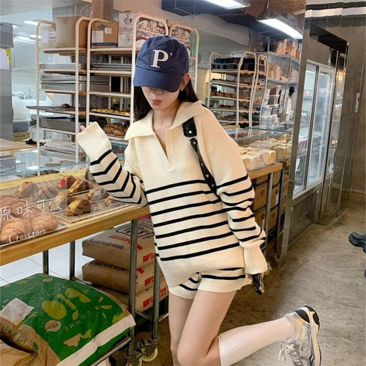 ニットセットアップ　